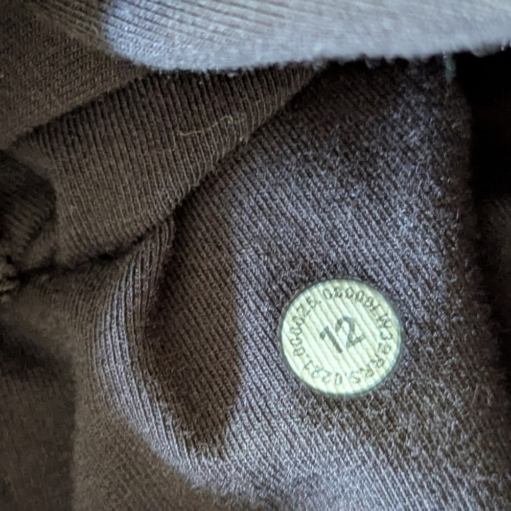 Lululemon OG Scuba Hoodie Pullover Sz 12 | Laidback Streetwear In Black Wash - Picture 8 of 10